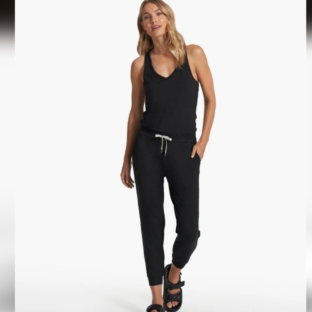 Women's Vuori Lux Black Jumpsuit